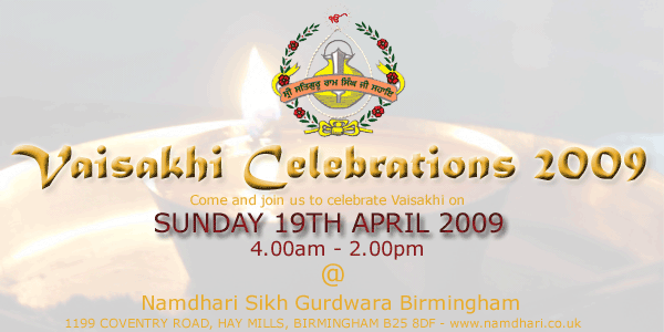Namdhari Sikh Gurdwara Birmingham - Vaisakhi Celebrations 2009